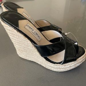 JIMMY CHOO/ NEVER USED/6.5/ ESPADRILLES